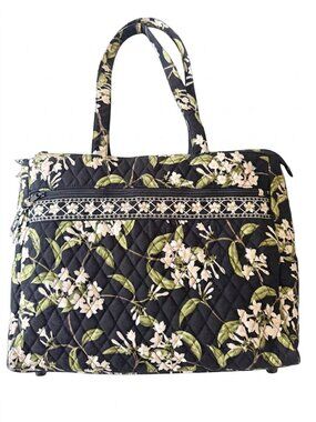 Vera Bradley Retired Jasmine Quilted Vera Tote Bag - Vintage 2003